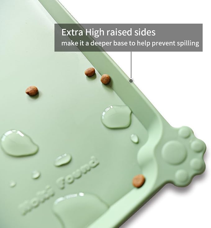 Hoki Found Large Silicone Pet Food Mats Tray - Image 2