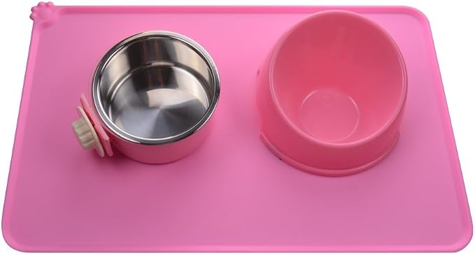 Silicone Cat & Dog Bowl Mat, Non-Slip Pet Feeding Mat - Image 3