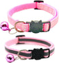 2 Pack Cat Collars Quick Release Reflective Kitten Collar by Unknown