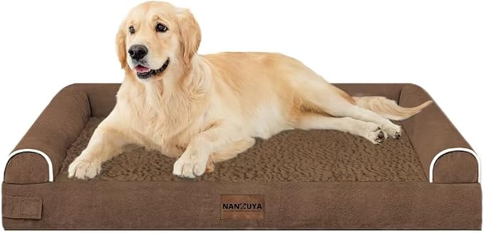 Large Dog Bed Orthopedic Washable: Beds Bolster XL Bed Medium Large Dogs Egg - Image 8
