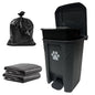 Dog Poop Trash Can Outside 20L by CCAATVGPOOPERSCOOPER
