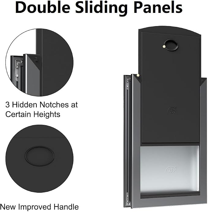 Rescumascer Medium Dog Door for Door, Doggie Door - Image 3