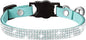 Cat Collars, Rhinestone for Girl Cats Bling Kitten Flower Adjustable Breakaway by Bbmmayy