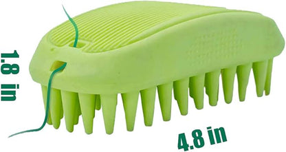 Pet Silicone Shampoo Brush for Long & Short Hair, Medium Large Pets Dogs Cats - Image 3