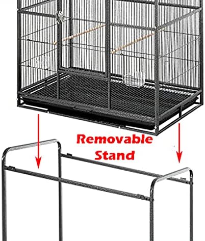54" Large Wrought Iron Breeding Flight Canary Parakeet Cockatiel Lovebird Finch - Image 3