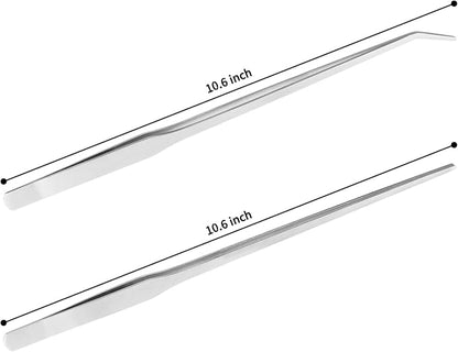 2PCS Long Aquarium Tweezers - Image 2