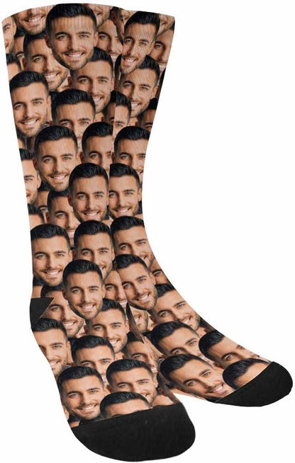 MyPupSocks Custom Personalized Photo Pet Face Socks, Cat and Dog Tracks Paws by MyPupSocks