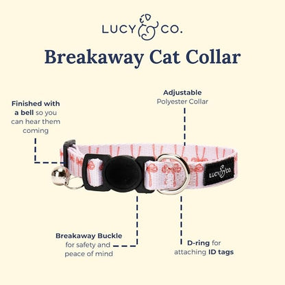 Lucy & Co. Take a Bow Breakaway Cat Collar - Image 2
