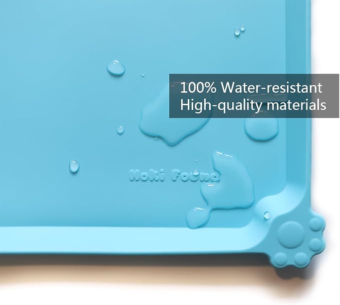 Hoki Found Large Silicone Non Slip Pet Dog Cat Bowl Mats - Image 3