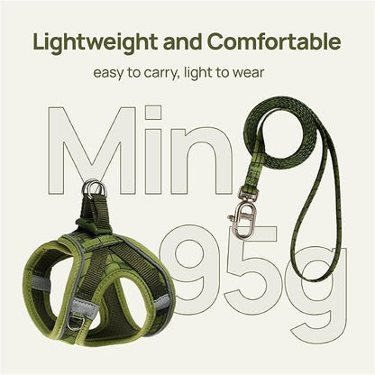 Cat Harness and Leash Set, Step-in Escape Proof Adjustable Vest Harness - Image 5