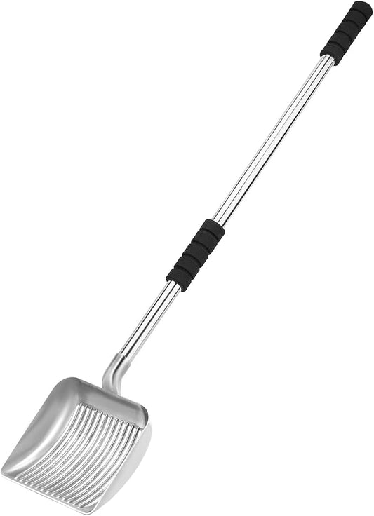 Cat Litter Sifter Metal Pet Scoop Kitty Cat Scooper Non-Stick Coated by LYCC
