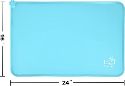 Silicone Waterproof Dog Cat Pet Feeding Mats, Non Slip, Easy Clean Pet Dog Cat - Image 2