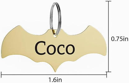 Stainless Steel Personalized Pet ID Tags, Art Design - Image 2