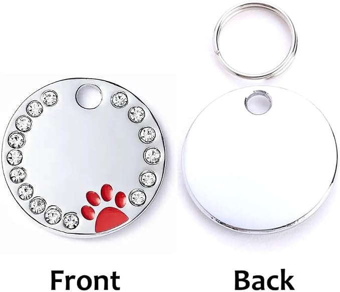 Personalized Dog/Cat Cute Paw Pet ID Tag - Image 6