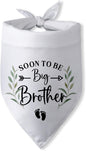 Soon to Be Big Brother Dog Bandana Baby Announcement Dog Gender Reveal Outfit by PwrlveiutforYou