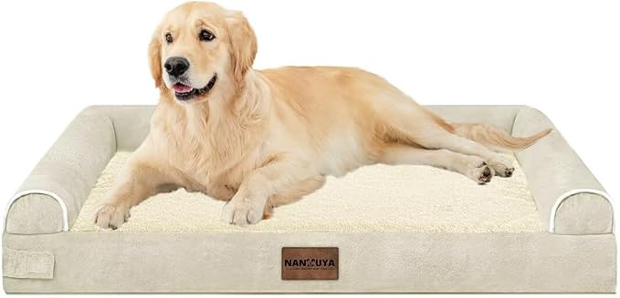 Large Dog Bed Orthopedic Washable: Beds Bolster XL Bed Medium Large Dogs Egg - Image 9