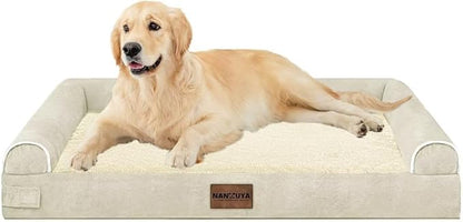 Large Dog Bed Orthopedic Washable: Beds Bolster XL Bed Medium Large Dogs Egg - Image 8