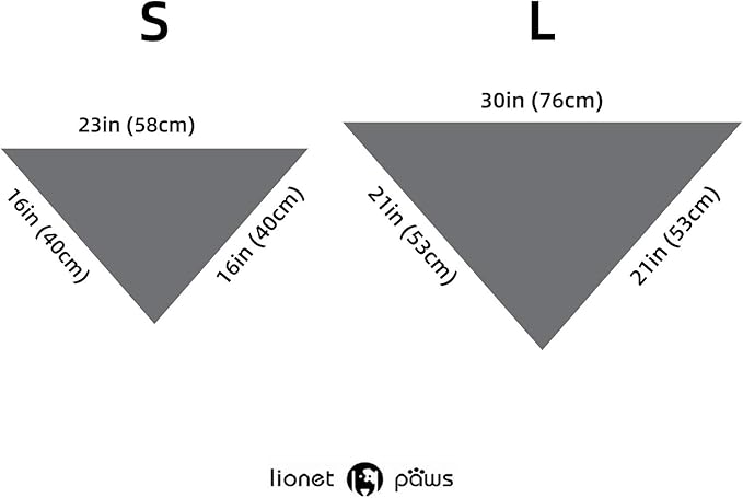Lionet Paws Christmas Dog Bandana Washable Cotton Handkerchief Scarf Triangle - Image 6