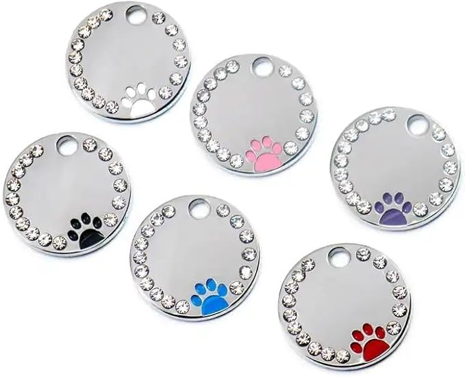 Personalized Dog/Cat Cute Paw Pet ID Tag - Image 4