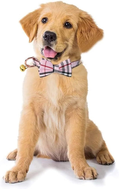 Yizepet Dog Collar with Bow Tie- Adjustable pet Collar - Image 5