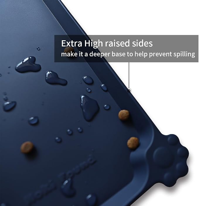 Hoki Found XX-Large Silicone Pet Food Mats Tray - Image 2