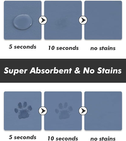 Absorbent Dog Food Mat-Dog Cat Mat - Image 2