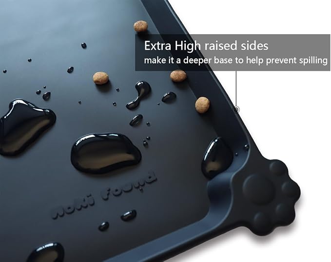 Hoki Found L Silicone Non Slip Pet Dog Cat Bowl Mats - Image 2