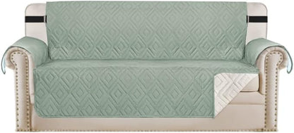 H.VERSAILTEX Reversible Sofa Slipcover Furniture Protector Water Resistant 2" by HVERSAILTEX