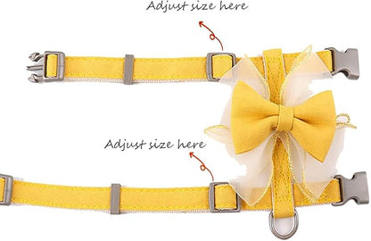 Adjustable Cat Harness with Leash and Bow-Tie, - Image 3