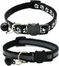 2 Pack Cat Collars Quick Release Reflective Kitten Collar by Unknown