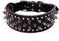 Serijoars Spiked Studded Dog Collar, PU Leather Dog Collar, Adjustable Pet by Serijoars