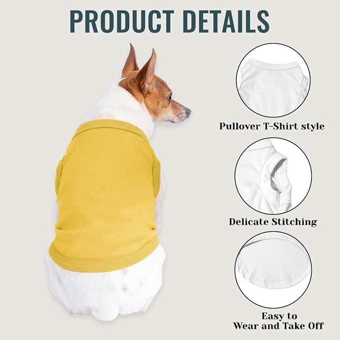 Custom Dog Shirt Pet Clothes Breathable Shirts - Image 4