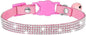 Cat Collars, Rhinestone for Girl Cats Bling Kitten Flower Adjustable Breakaway by Bbmmayy