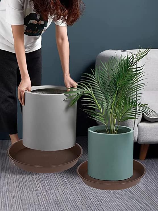 2 Pack of 8 inch Plant Saucer Clear, Heavy Duty Plastic Plant Water Tray 8 inch - Image 6