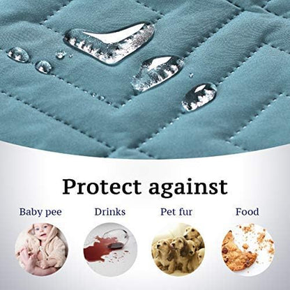 H.VERSAILTEX Reversible Loveseat Cover Furniture Protector Anti-Slip Water - Image 4