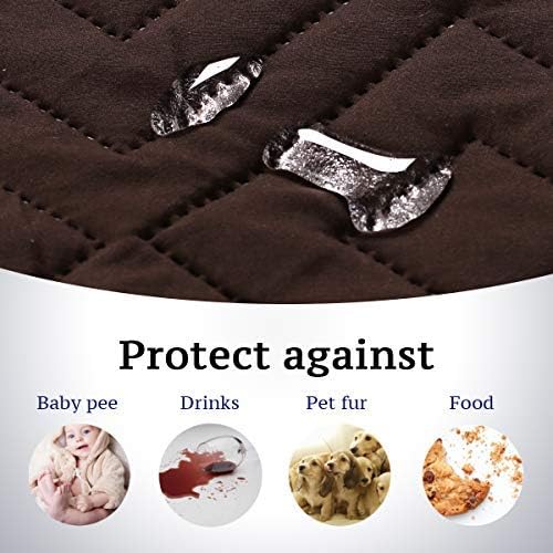 H.VERSAILTEX Reversible Loveseat Cover Furniture Protector Anti-Slip Water - Image 3