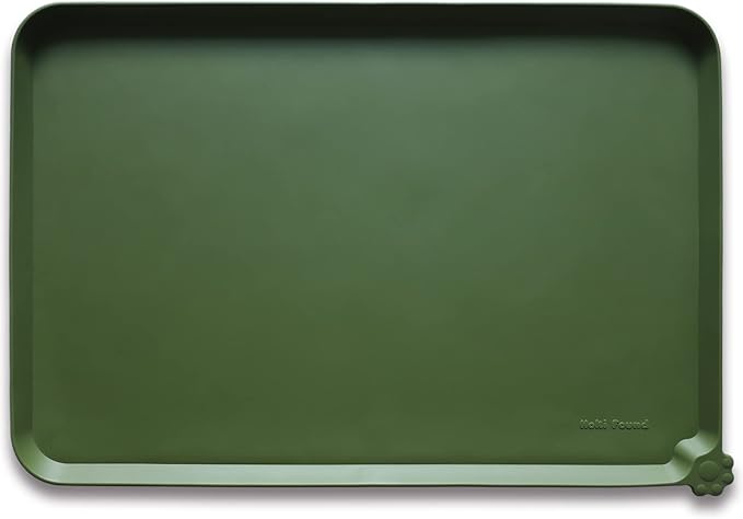 Hoki Found L Silicone Non Slip Pet Dog Cat Bowl Mats by Hoki+Found
