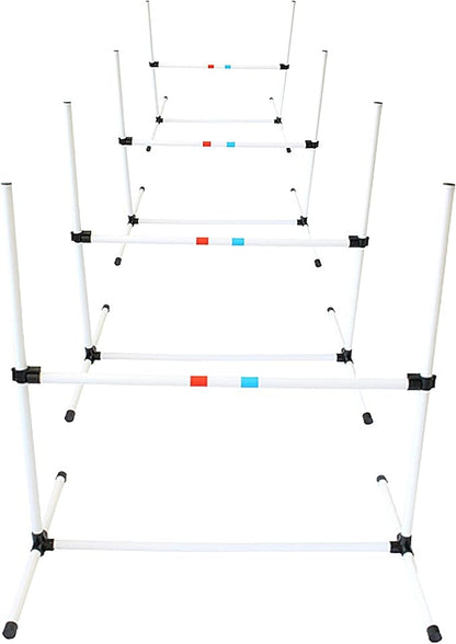 Midlee Dog Agility Bar Jumps- Set of 4 Jumps by MidleeDesigns