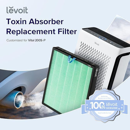 LEVOIT Genuine Vital 200S-P Air Purifier Toxin Absorber Replacement Filter - Image 2
