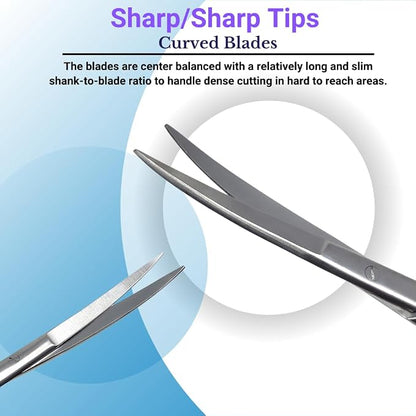 Aquarium Scissors Stainless Steel 12" Extra Long Water Grass Scissors - Image 3