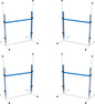 Better Sporting Dogs 4 Pack Adjustable Dog Agility Bar Jumps w/Cup Strips | by BetterSportingDogs