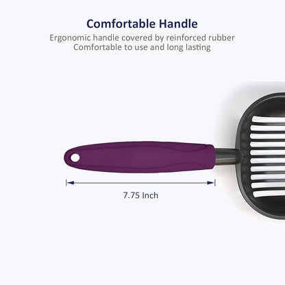 WePet Cat Litter Scoop, Non-Stick Plated Aluminum Alloy Sifter, Kitty Durable - Image 6