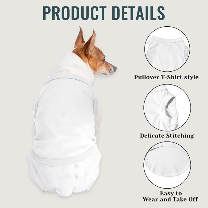 Custom Dog Shirt Pet Clothes Breathable Shirts - Image 4
