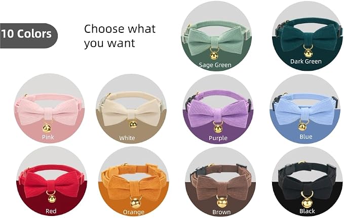 Cotton Breakaway Cat Collar - Image 7