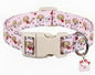 Pink Dog Collar, Girl Dog Collar by Britwicfr