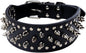 Serijoars Spiked Studded Dog Collar, PU Leather Dog Collar, Adjustable Pet by Serijoars
