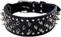 Serijoars Spiked Studded Dog Collar, PU Leather Dog Collar, Adjustable Pet by Serijoars