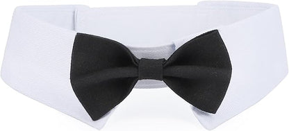 Segarty Dog Bow Tie for Neck Girths 16.5-21.2 in, Adjustable Bowtie Collar for by Segarty