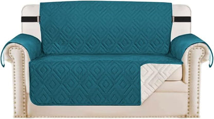 H.VERSAILTEX Reversible Loveseat Cover Furniture Protector Anti-Slip Water by HVERSAILTEX