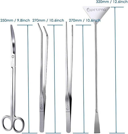 Capetsma Aquascape Long Stainless Steel Plant Tools Set - Image 2
